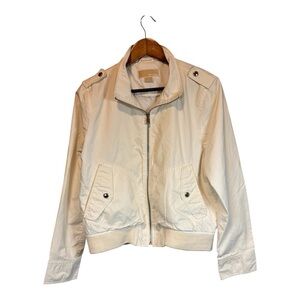 ✨Michael Kors Cream Bomber Jacket